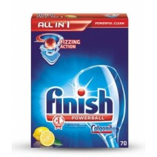 Tabletki do zmywarki Finish All in 1 Lemon 70 tabl. - HPK 039