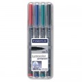 Foliopis kpl. 4 szt. Lumocolor Permanent Staedtler - MAK 001