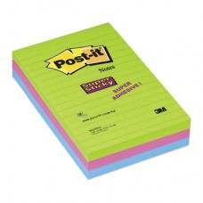 Bloczki samoprzylepne Post-it Super Sticky Ultra 102x152mm - BLK 137