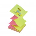 Bloczek samoprzylepny jaskrawy żółto-różowy Post-it Z-Notes  76x76mm - BLK 139