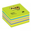 Kostka samoprzylepna niebiesko-zielona Post-it 3M 76x76mm 450k - BLK 021