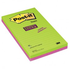 Bloczki samoprzylepne Post-it Super Sticky Ultra 125x200mm - BLK 138